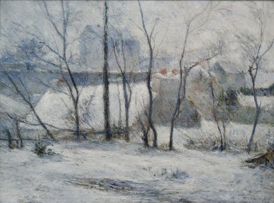 Winterlandschap door Paul Gauguin